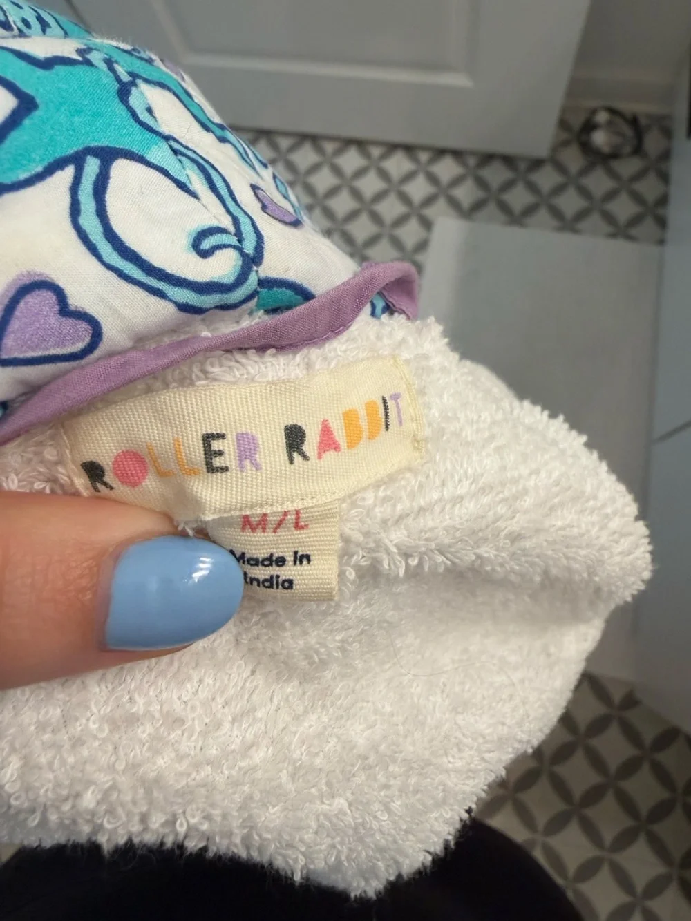 Roller Rabbit Lovely Monkey Cosmo Robe - Picture 8 of 12